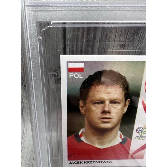 2006 PANINI WORLD CUP GERMANY STICKER #64 JACEK KRZYNOWEK PSA 6 Ex-nm Poland - Picture 4 of 10
